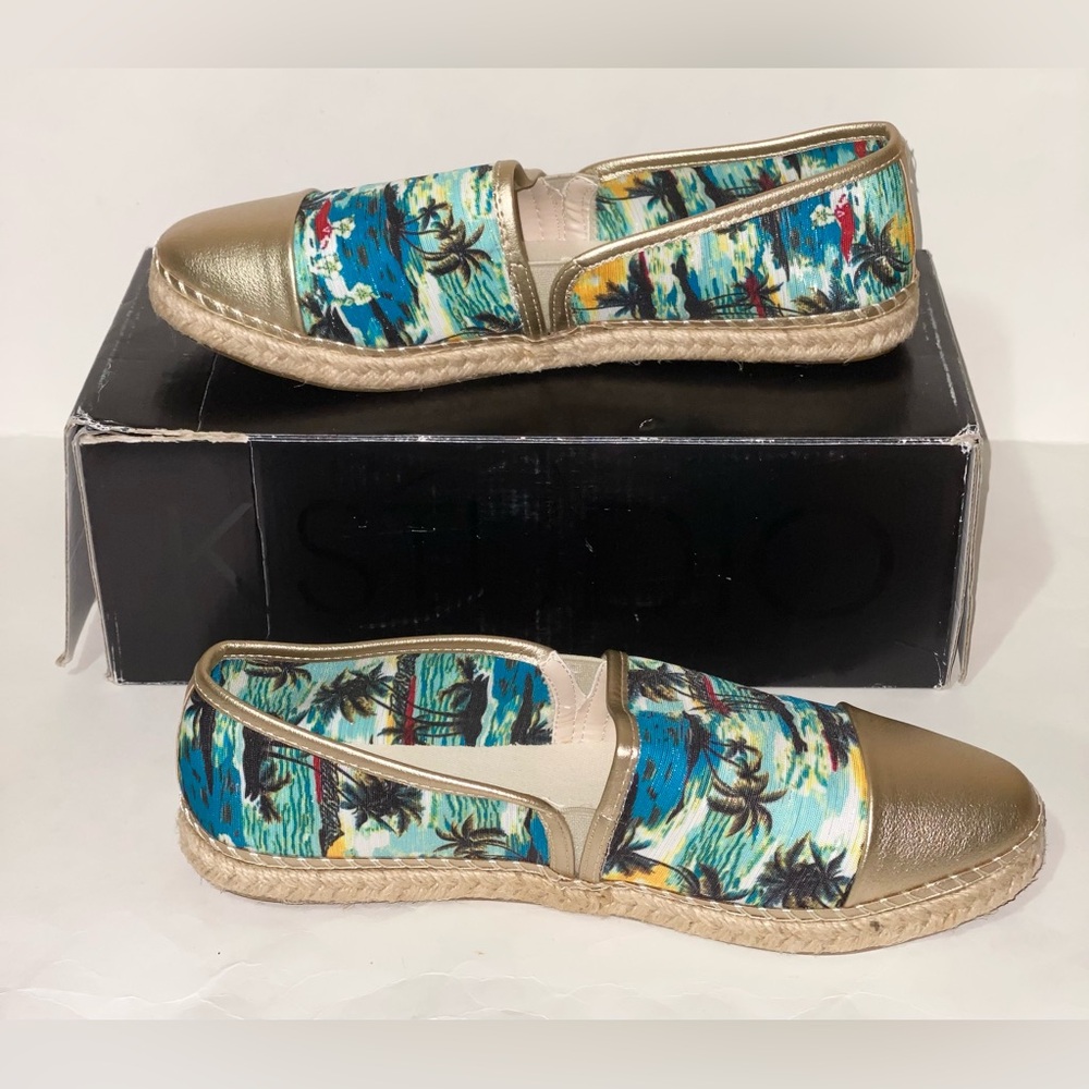 KStudio Flat Espadrilles Shoes Flats Floral